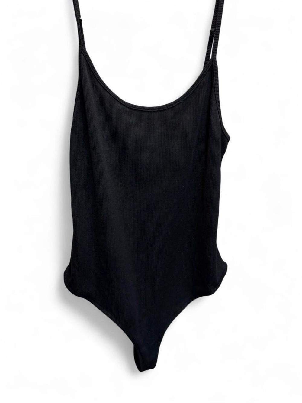 Forever 21 Black Slim-Strap Women's Bodysuit